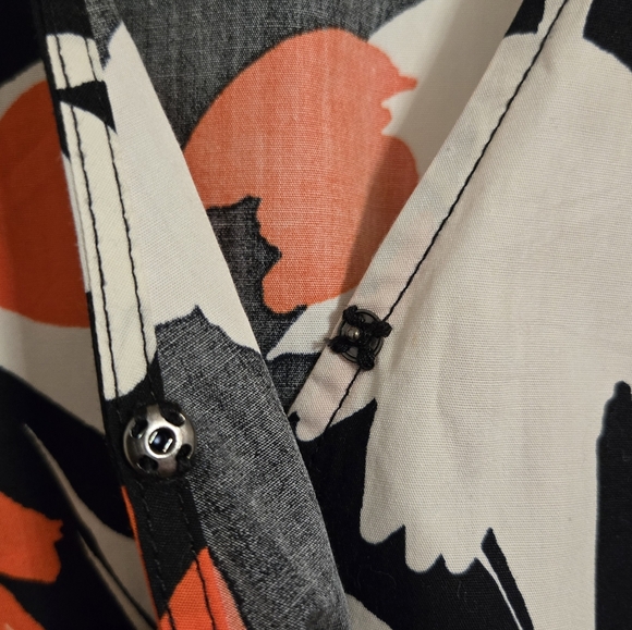 Who What Wear blue floral wrap top size small - Picture 4 of 9